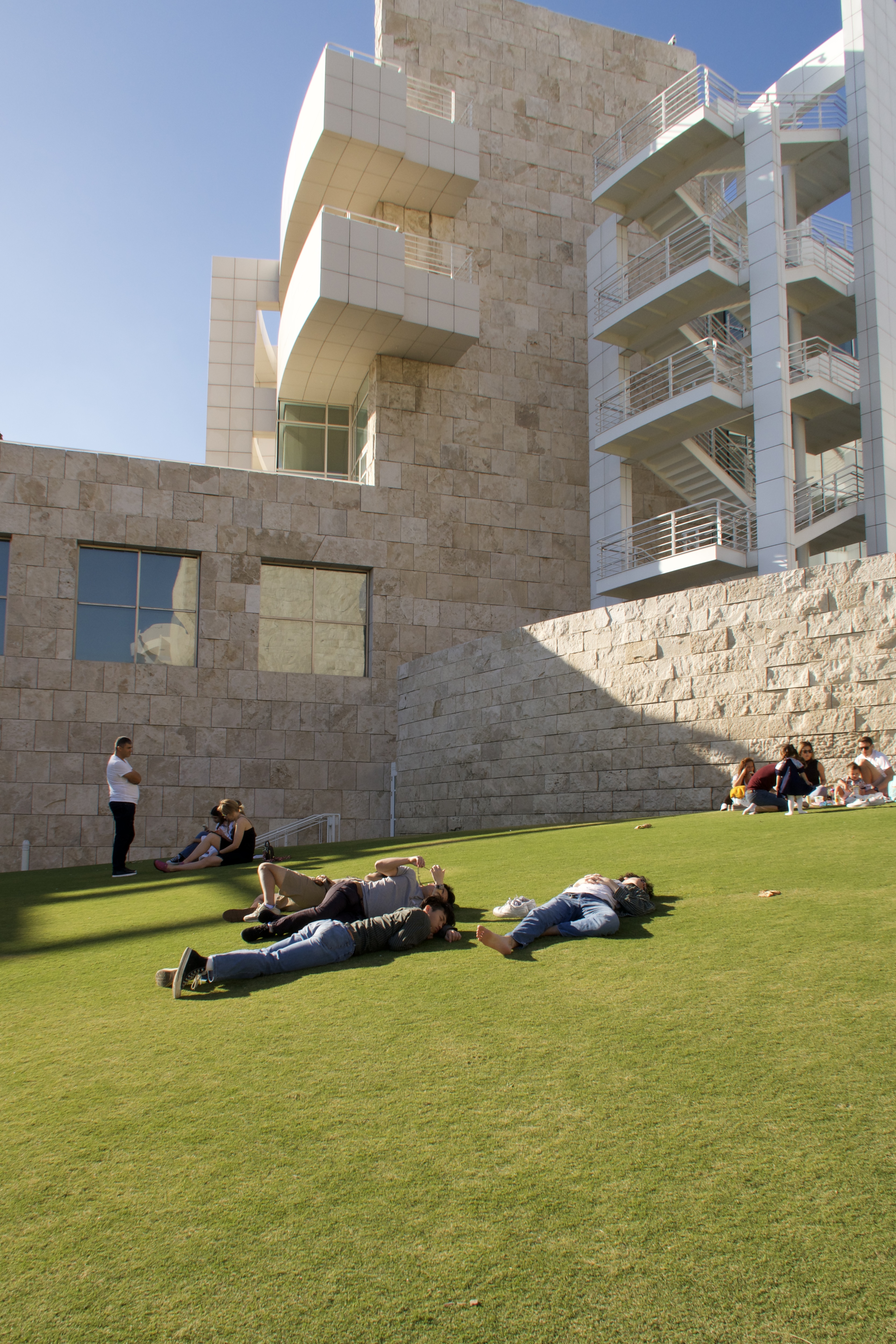 Friends at the Getty Museum